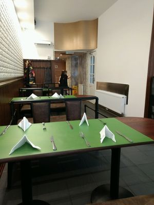 sort of at Lotus Vegan Cuisine in Glasgow