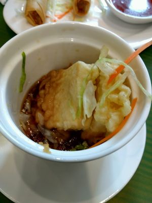 a bit like agadashi tofu at Lotus Vegan Cuisine in Glasgow