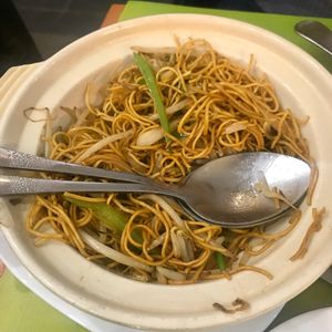 Noodles at Lotus Vegan Cuisine in Glasgow