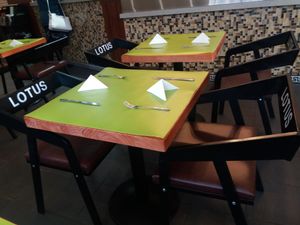 Restaurant at Lotus Vegan Cuisine in Glasgow