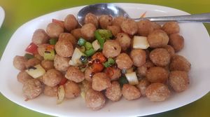 Salt and pepper tofu at Lotus Vegan Cuisine in Glasgow