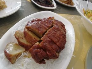 New BBQ seitan at Lotus Vegan Cuisine in Glasgow