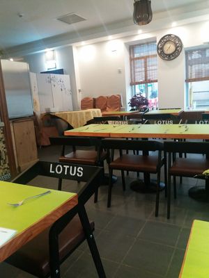 Restaurant at Lotus Vegan Cuisine in Glasgow