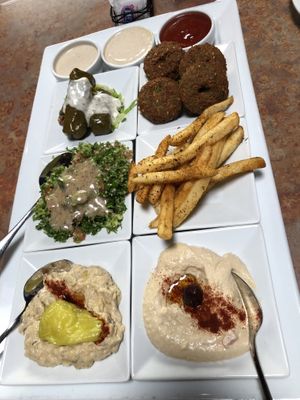 Combination Platter  at Paymon's Mediterranean Cafe in Las Vegas
