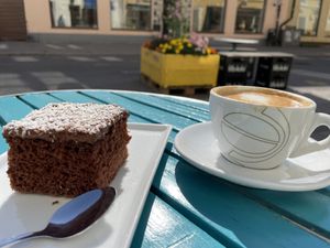 Coffee and cake at Los Vegos in Uppsala