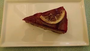 cake at Los Vegos in Uppsala