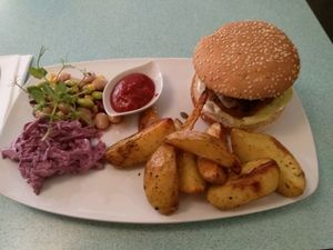 burger of the day, 149kr at Los Vegos in Uppsala