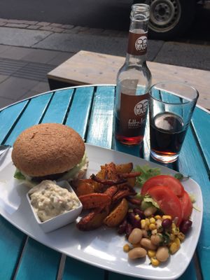  Cheese burger!! at Los Vegos in Uppsala