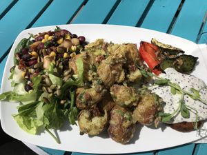 Sommartallrik at Los Vegos in Uppsala