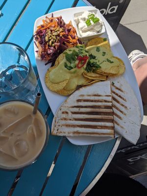 Quesadillas at Los Vegos in Uppsala
