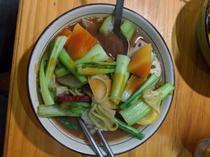 Mixed vegetables at Vegluu in Taipei