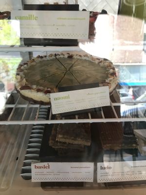 Some of the desserts they offer at Madam Bakster in Ghent