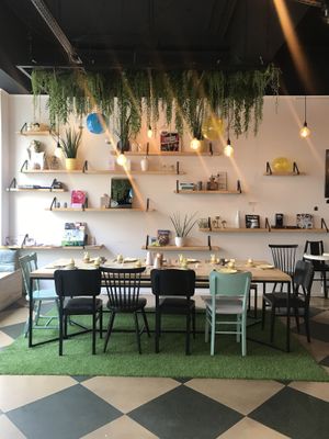 Very lovely interior at Madam Bakster in Ghent