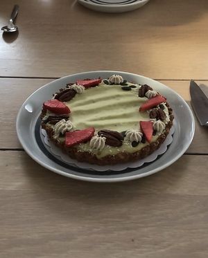 Camille (avocado-lemon cake) at Madam Bakster in Ghent