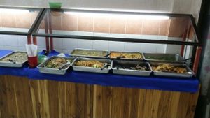 buffet today at Khouadin Vegetarian in Vientiane