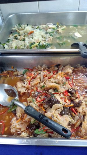 Sepp laï !! (Delicious ! ) at Khouadin Vegetarian in Vientiane