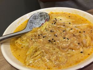 happy spicy noodle/ramen at SUPE Vegan - Gurney Plaza in Penang