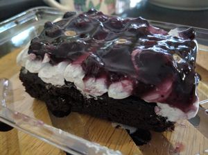 Blueberry Chocolate Cake (From Cloud Dreaming Vegan Cake House) at SUPE Vegan - Gurney Plaza in Penang