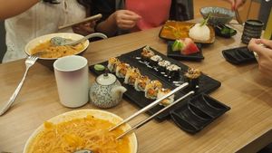 Dinner with friends at SUPE Vegan - Gurney Plaza in Penang