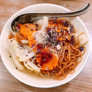 Noodle soup at SUPE Vegan - Gurney Plaza in Penang