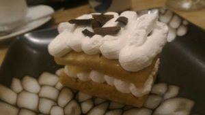 Apple cake with vegan cream at SUPE Vegan - Gurney Plaza in Penang