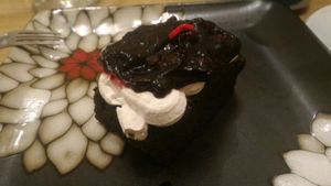 Blueberry chocolate cake at SUPE Vegan - Gurney Plaza in Penang