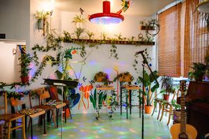 Scene at Le Myrha in Paris