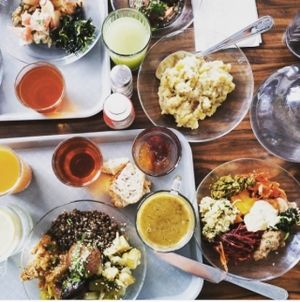 brunch at Le Myrha in Paris