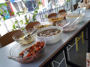 Salad at Le Myrha in Paris