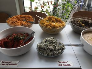 buffet du brunch at Le Myrha in Paris