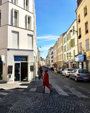 the front door, myrha street at Le Myrha in Paris