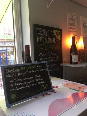 Formule petit dej et sorbet  at Le Myrha in Paris