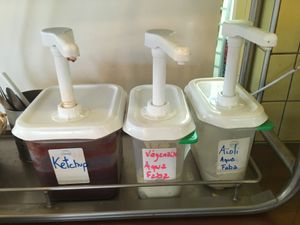 Sauces - salsa  at Le Myrha in Paris