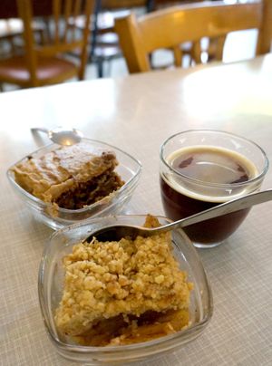Crumble + Carrot Cake at Le Myrha in Paris