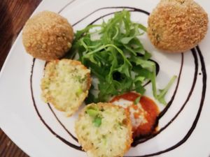Arancini Siciliana at Casa Romana Italian Restaurant in Carlisle