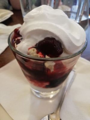 Berry mess at Casa Romana Italian Restaurant in Carlisle
