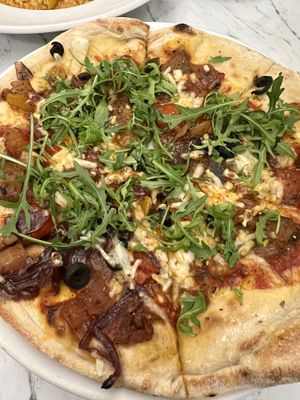 Pizza gusto  #Veganuary at Casa Romana Italian Restaurant in Carlisle