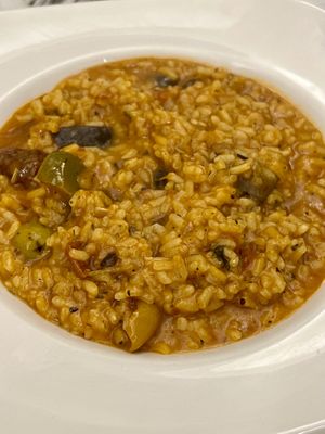 risotto pepperanato #Veganuary at Casa Romana Italian Restaurant in Carlisle