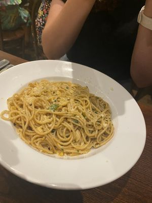 Spaghetti aioli at Casa a Roma in Whitehaven