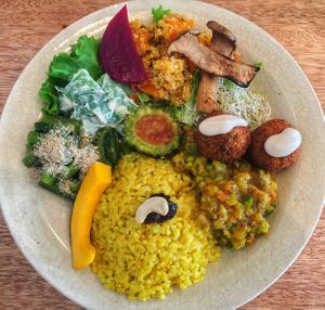 Lunch plate at Mique in Tokyo