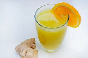 ginger tea at Rawdia in Sibiu