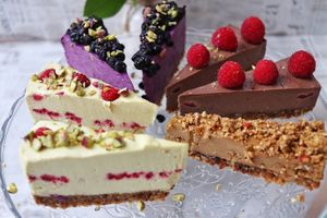 Raw vegan cakes at Rawdia in Sibiu