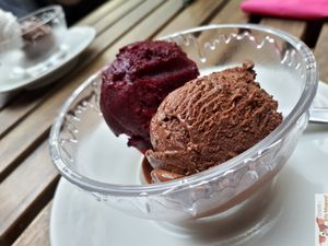 Sorbet at Pizzebio in Paris