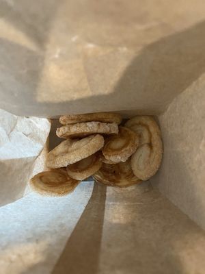 Palmiers at Rolling Pin Bakery in Surfside