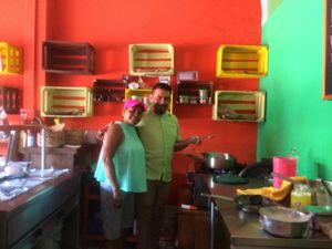 Los esperamos Vegano EntreZankas at Taqueria Entre Zankas in Zihuatanejo