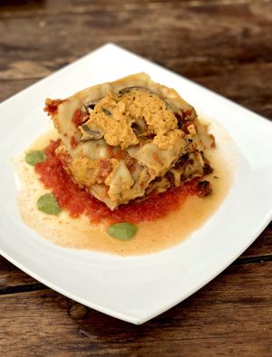 Monday Special: Lasagna, very very good :) at Taqueria Entre Zankas in Zihuatanejo