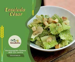 Ensalada Cesar at Taqueria Entre Zankas in Zihuatanejo