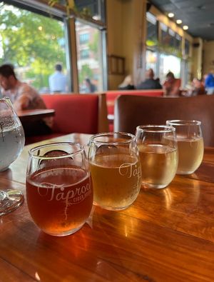 Taproot - Cider flight  at Taproot Cider House in Traverse City