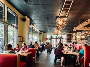 Taproot Cider House - atmosphere inside  at Taproot Cider House in Traverse City