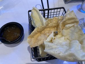 Poppadoms & Mango chutney at Indian Mehfil in Ipswich